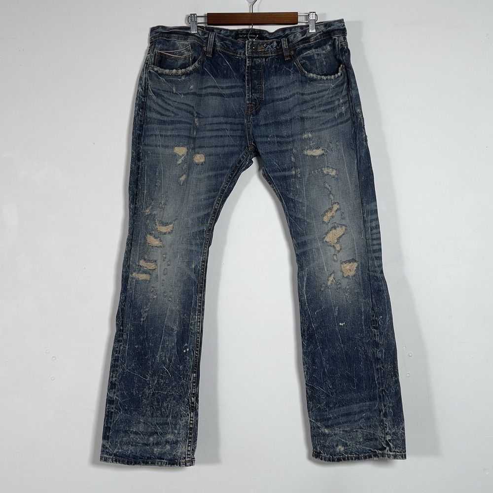 Cult of Individuality Hagen Relaxed Japanese Selvedge Jeans Mens Sz 40X34(32)